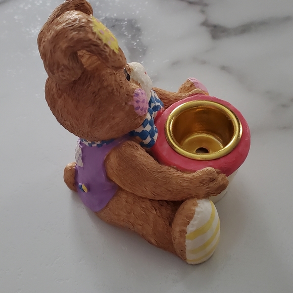 Easter Bunny Taper Candlestick Holder Chic hugger - Picture 9 of 10